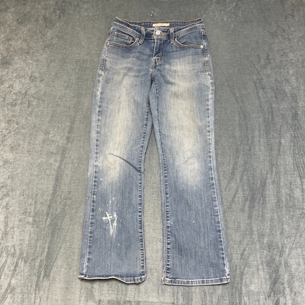Y2K Levi's 529 Curvy Bootcut Leg Jeans Women 6 Blue Denim Stretch Medium Wash